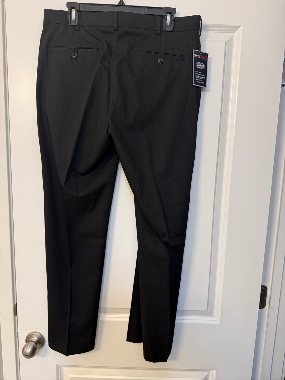 Classic Men's Black Dress Pants - - Picture 2 of 3